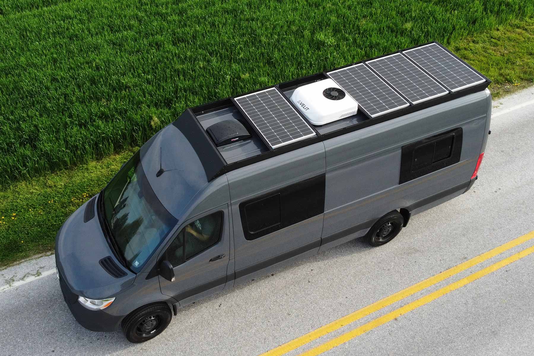 Sprinter Drop Down Solar Panel Brackets (Set of 4)