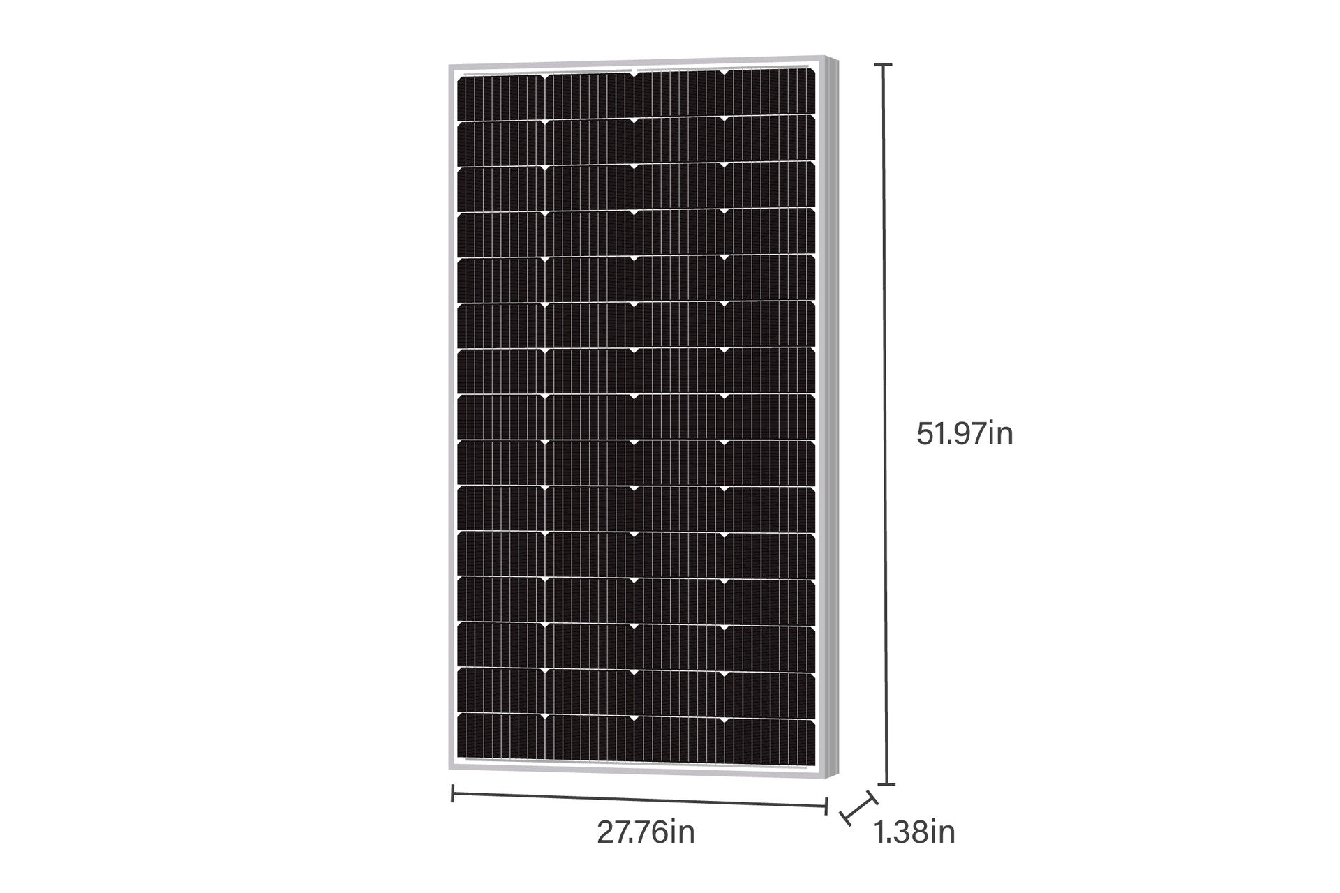 NewPowa 180W Monocrystalline 12V Solar Panel