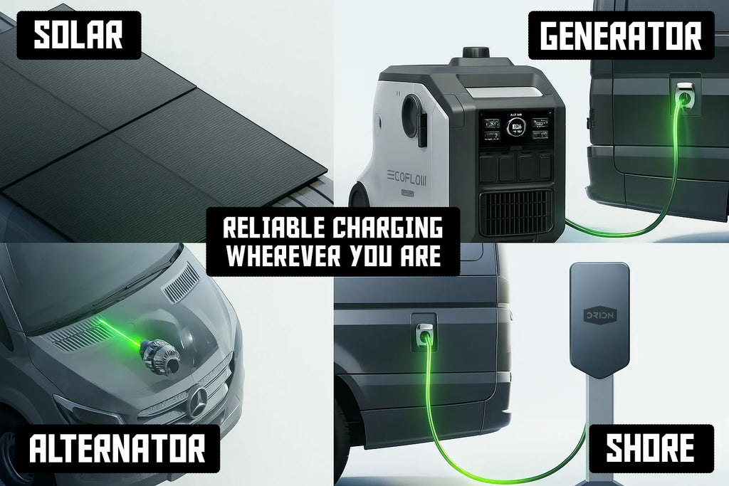 Ecoflow Power Kit & 48v AC Roof Bundle (Roof Rack + Power Kit + 48v AC Cable)
