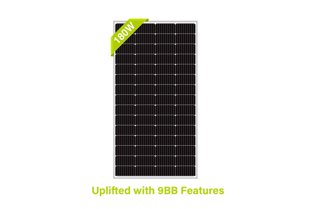 NewPowa 180W Monocrystalline 12V Solar Panel