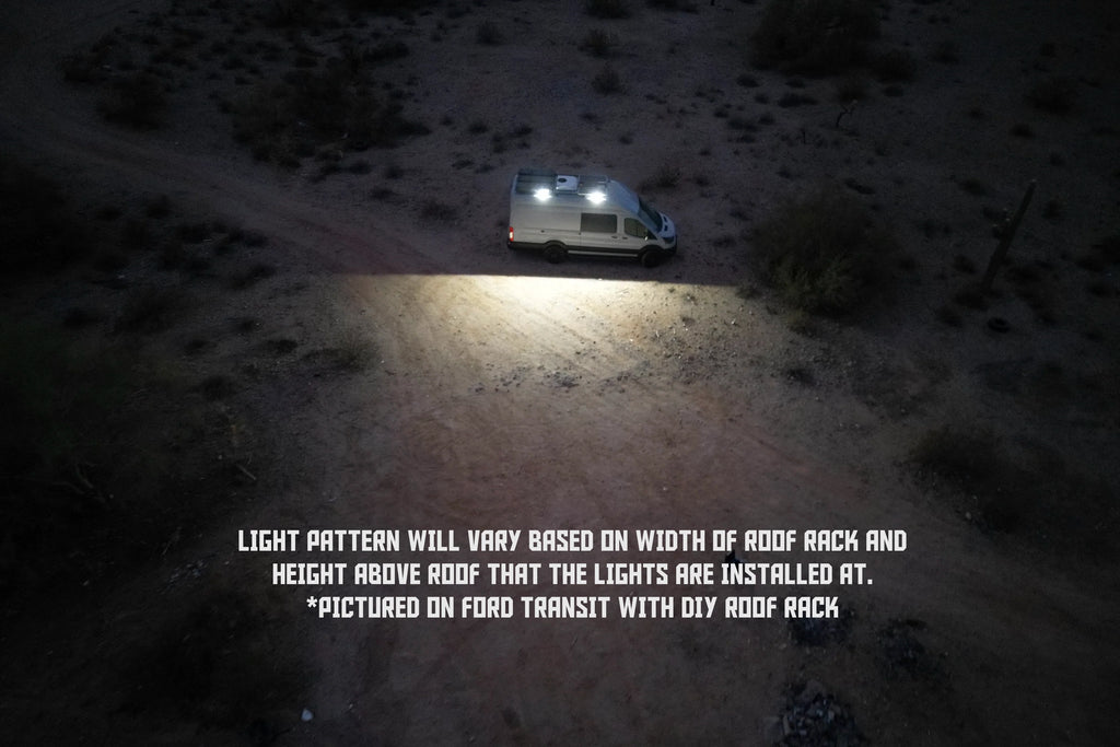 Senna 45 Degree LED Scene Lights | Vans & Roof Racks
