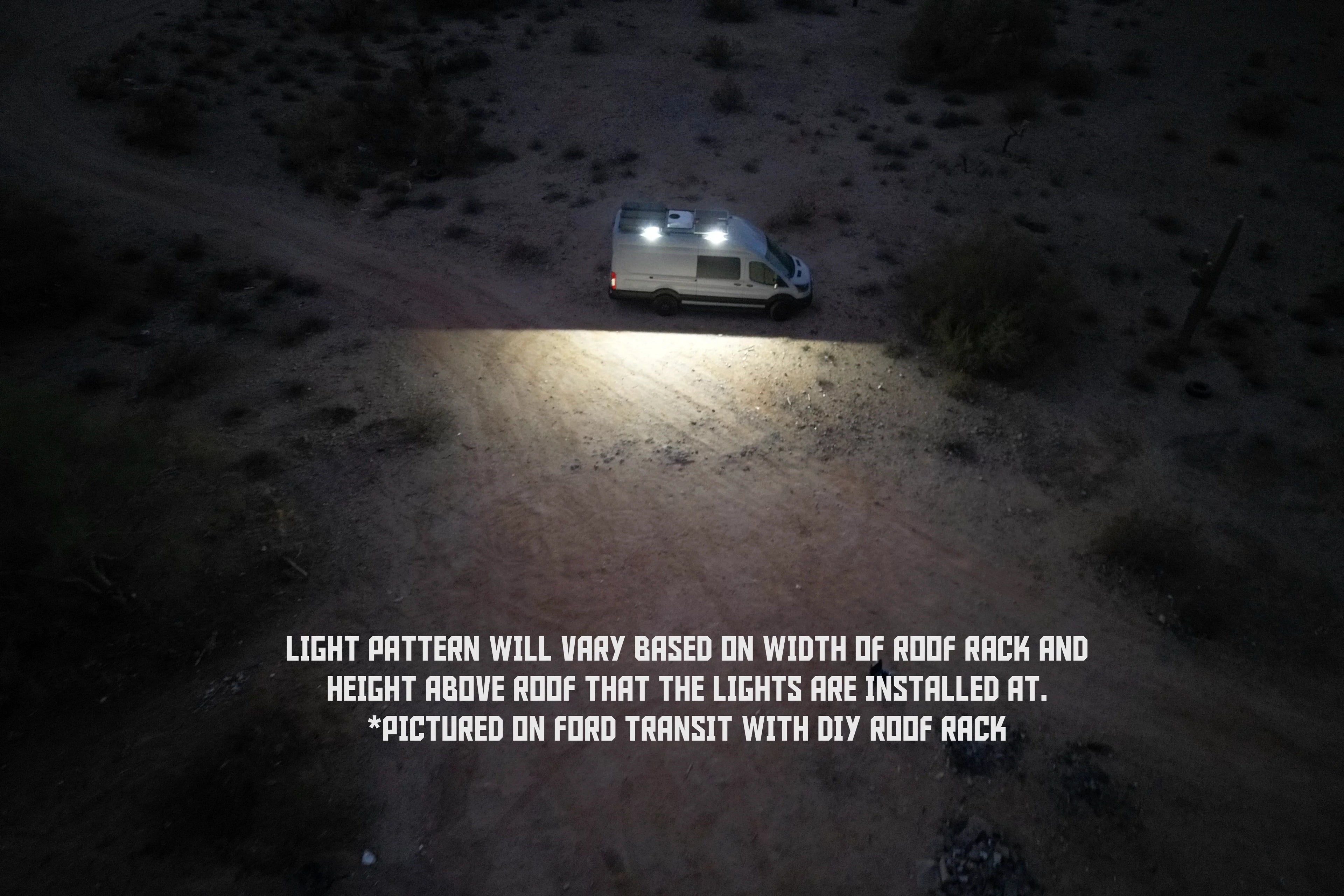 Senna 45 Degree LED Scene Lights | Vans & Roof Racks