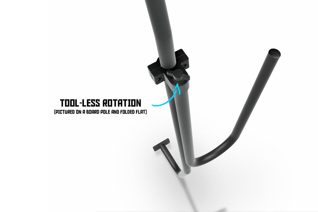 Board Pole + Universal Hooks Bundle
