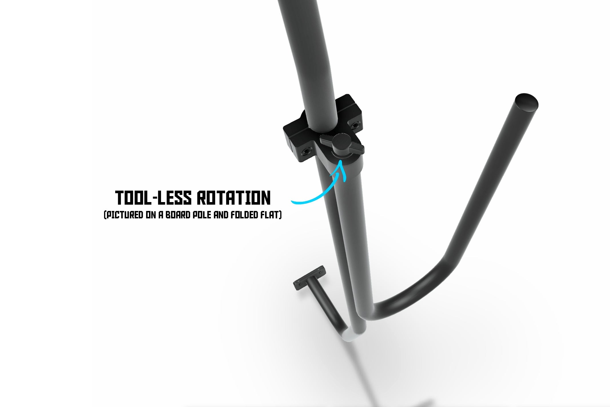 Board Pole + Universal Hooks Bundle
