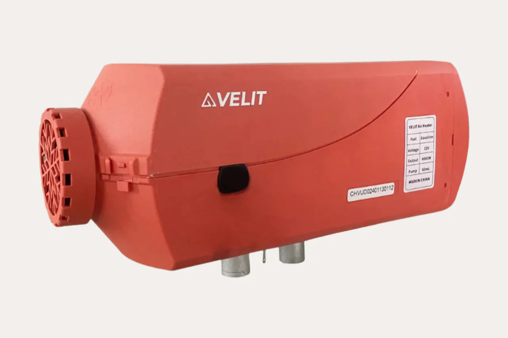 Velit Gasoline/Diesel Air Heater - 14,000 BTU Heating System for RVs, Vans, and Off-Grid Use