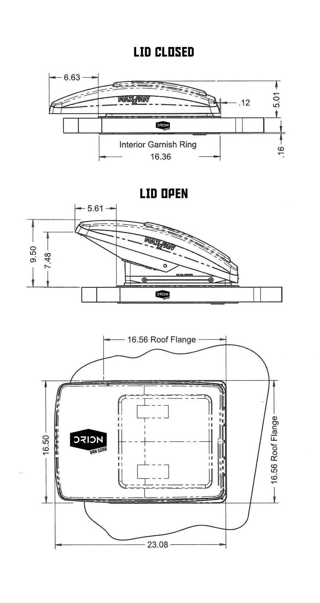 Maxxair 00-07500K MaxxFan Deluxe with Remote (Smoke)