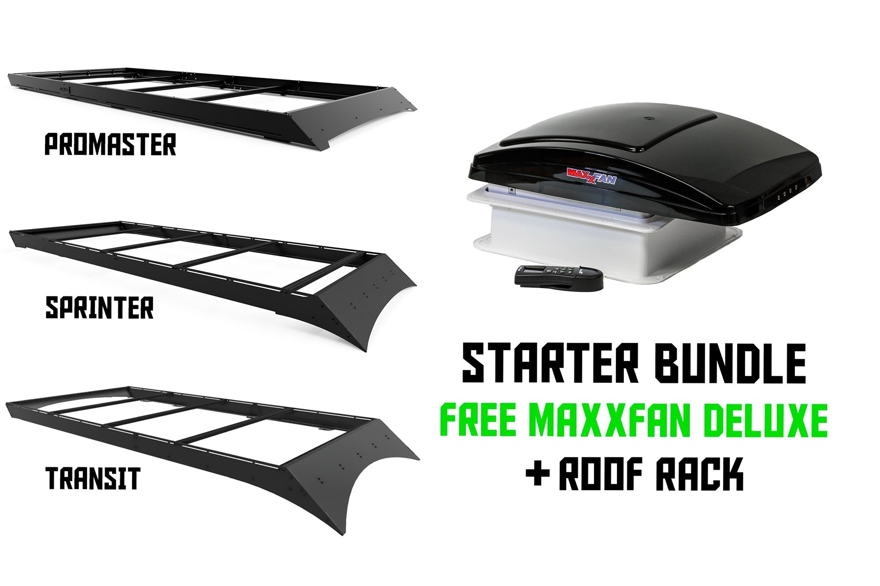 Starter Bundle (Roof Rack + Free MaxxFan)